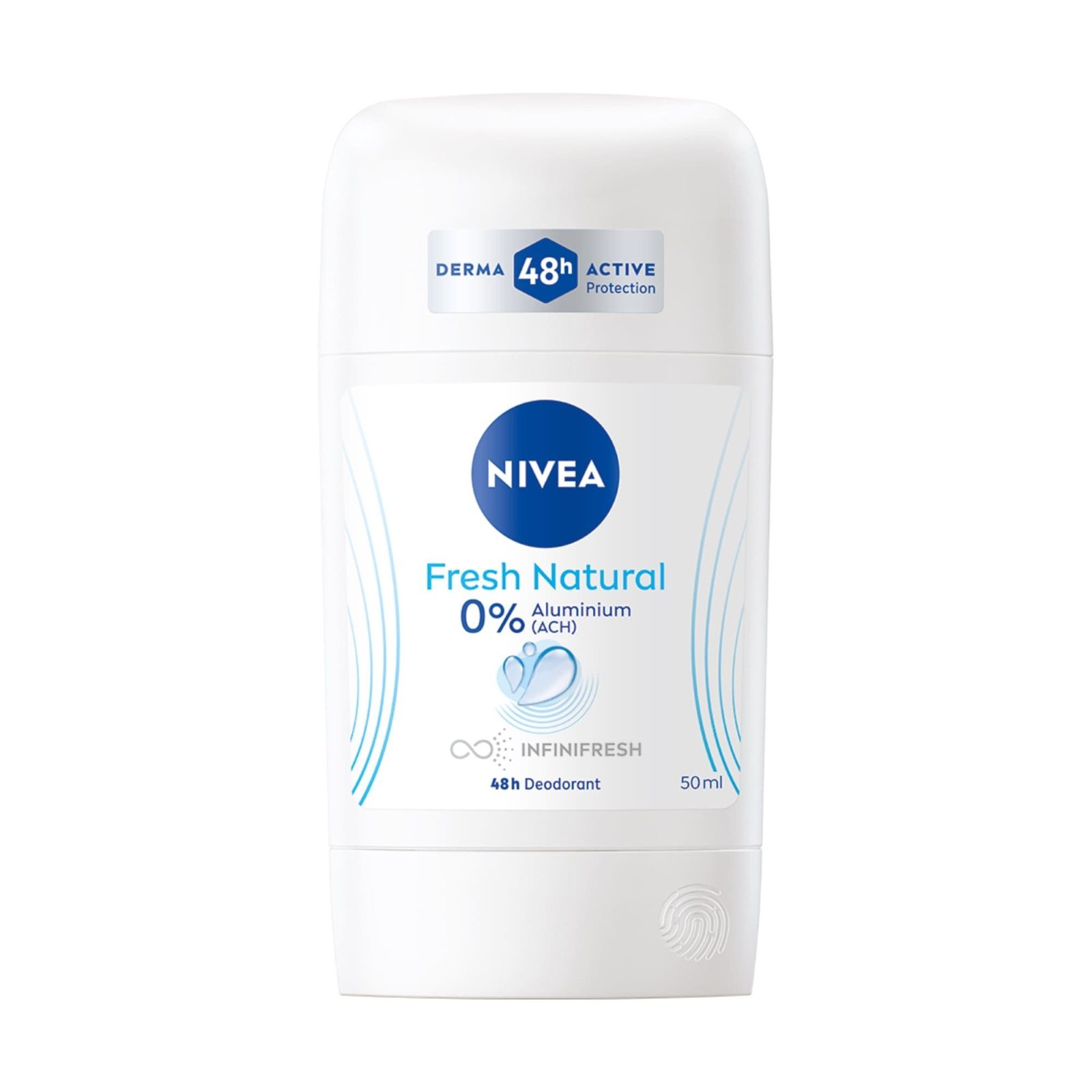 NIVEA стик 50 мл дамски Fresh Natural 0%
