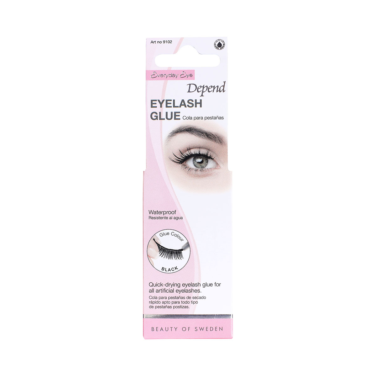 Depend 9102 Eyelash Glue 2x1gr Black