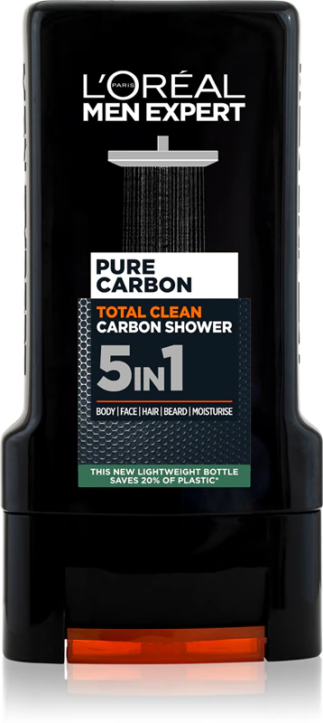 L'Oréal душ мъжки 400 мл Pure Carbon