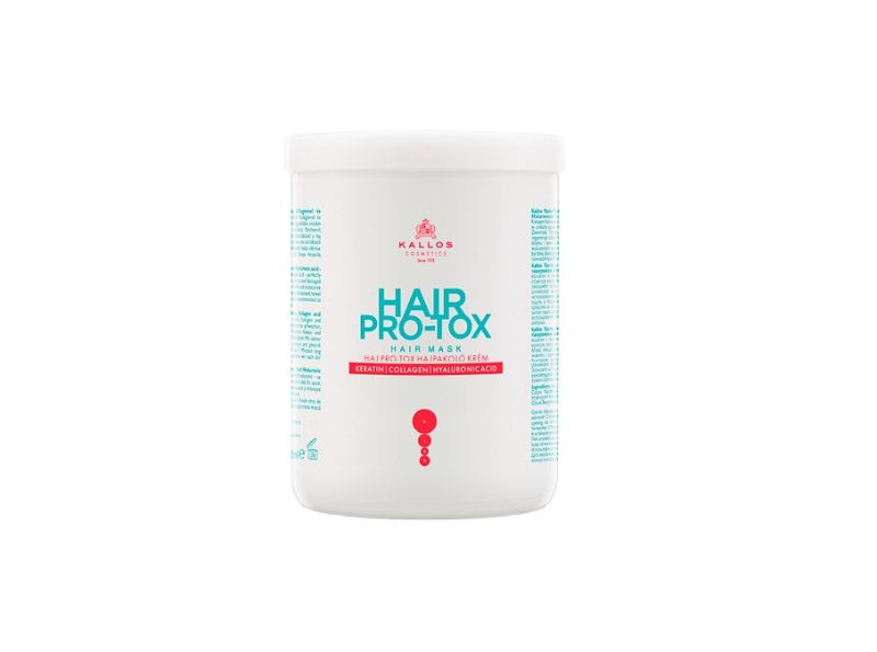 KALLOS Hair Pro-Tox Mask 1l Keratin,Collagen,Hyaluron