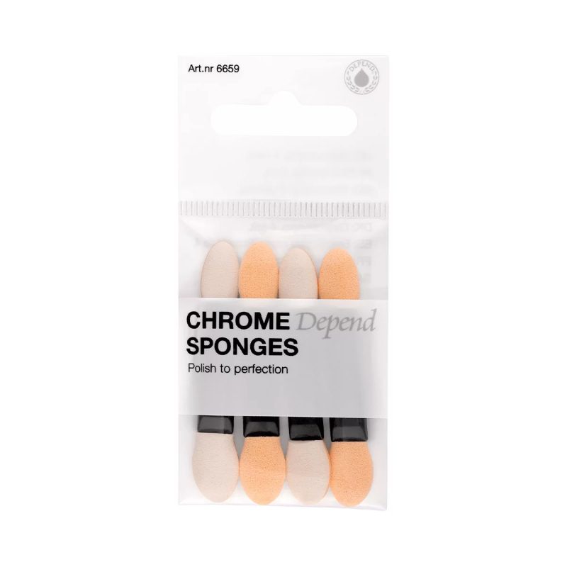 Depend 6659 Chrome Sponges 4pcs