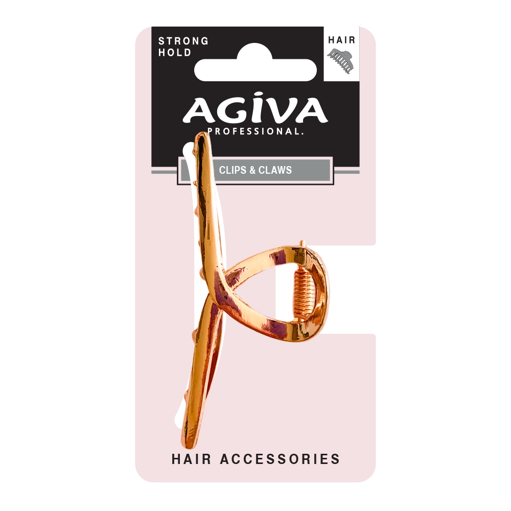Agiva Pro шнола за коса 7см MC-K07 златна