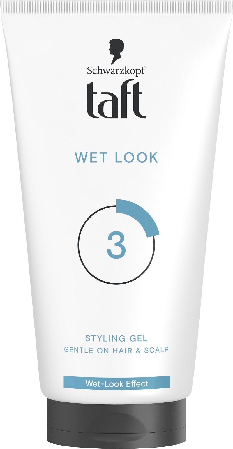 TAFT гел за коса 150мл Wet Look Effect 3та