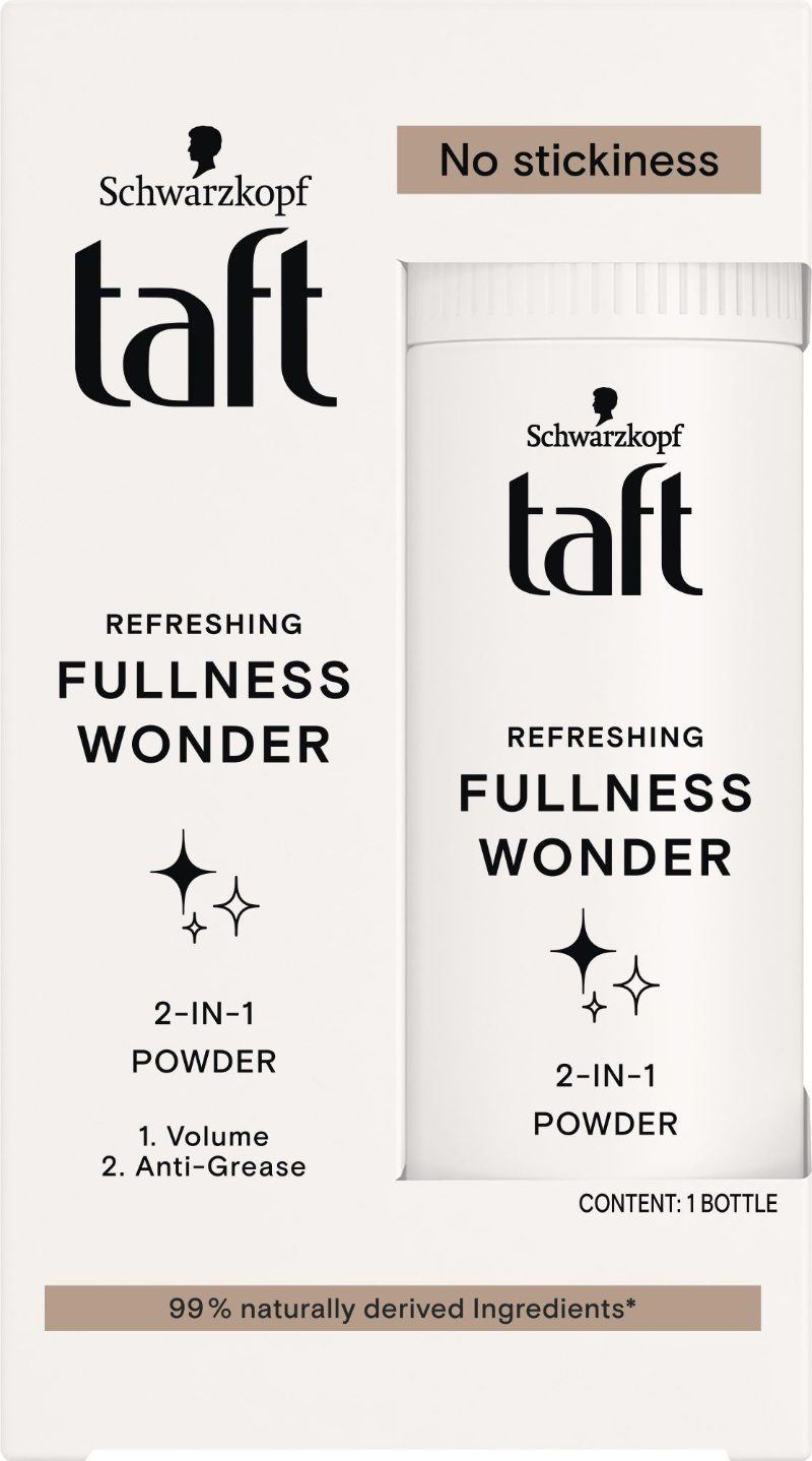 Taft Fullness Wonder 2в1 пудра за обем