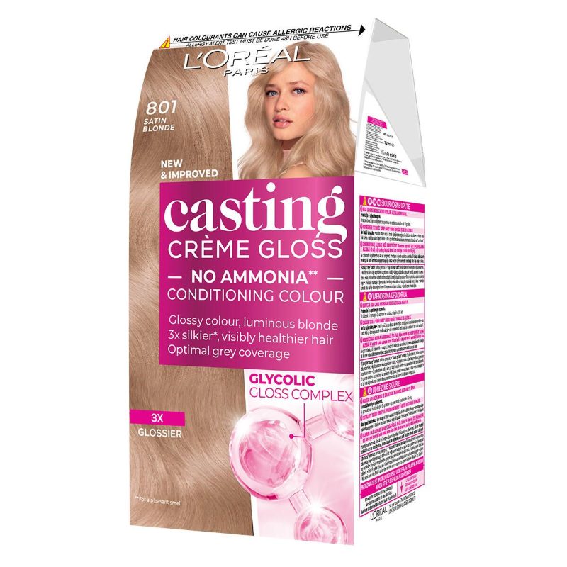 Лореал Париж Casting Crème Gloss 801 Satin Blonde 180 мл
