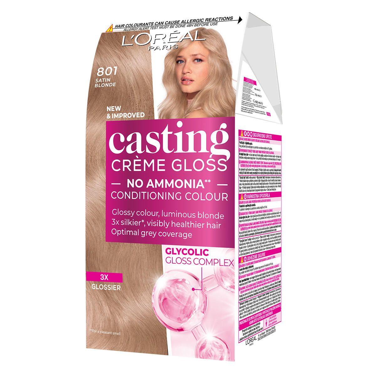 Лореал Париж Casting Crème Gloss 801 Satin Blonde 180 мл