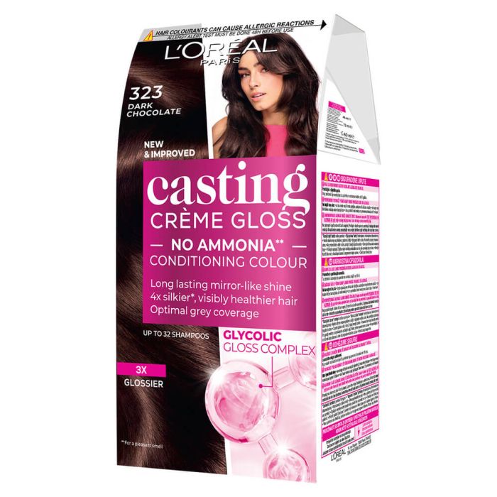 Лореал Париж Casting Crème Gloss 323 Dark Chocolate 180 мл