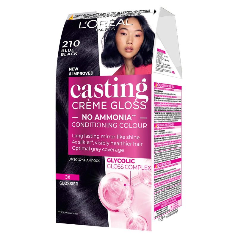 Лореал Париж Casting Crème Gloss 210 Blue Black 180 мл