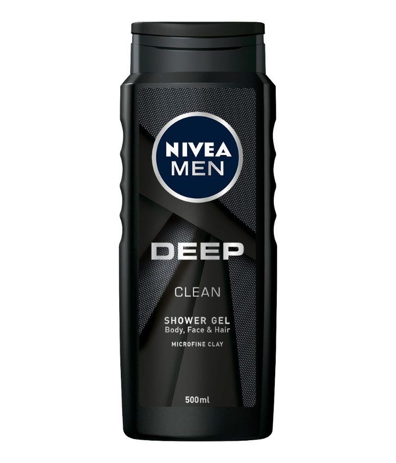 Нивеа Men Deep Clean Shower Gel 500 мл