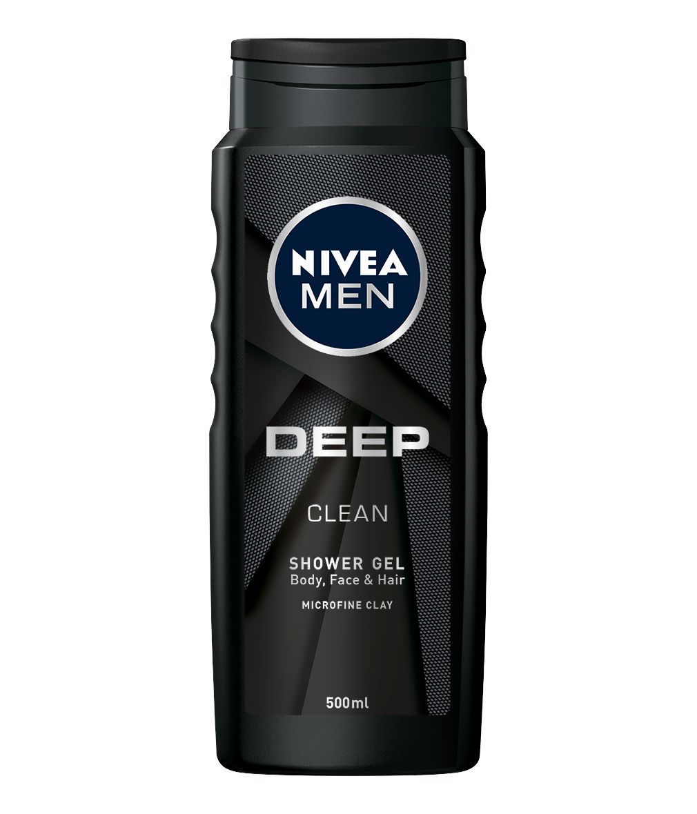 Нивеа Men Deep Clean Shower Gel 500 мл