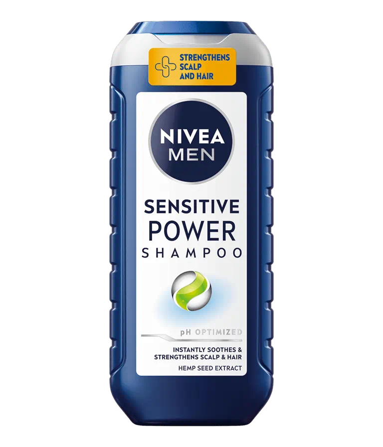 Nivea Men Sensitive Power мъжки шампоан за чувствителен скалп