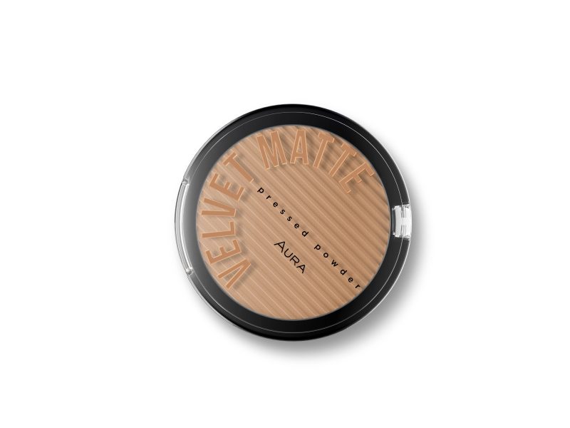 Аура Velvet Matte Pressed Powder 316 Medium Beige 9 г