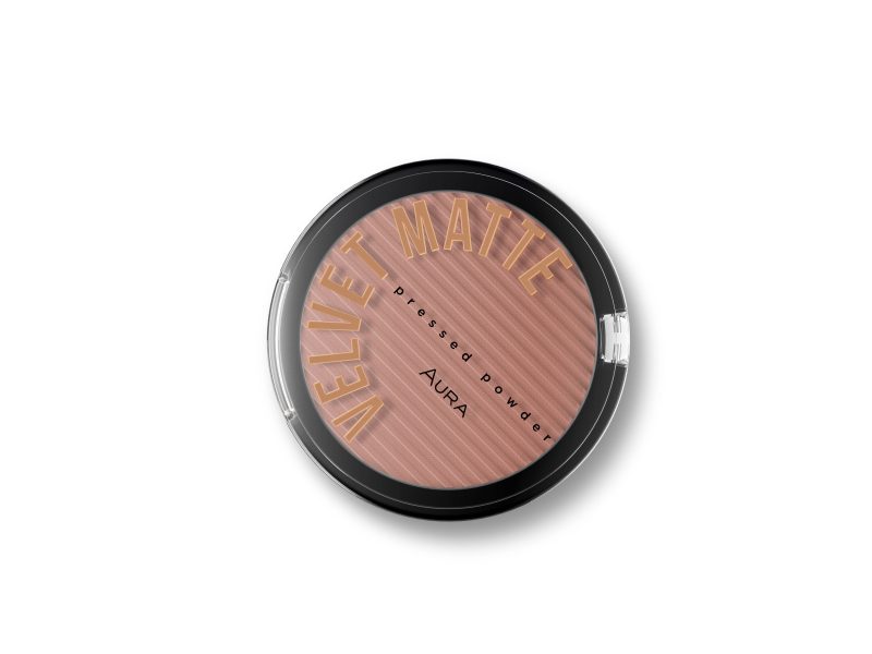 Аура Velvet Matte Pressed Powder 314 Chocolate 9 г