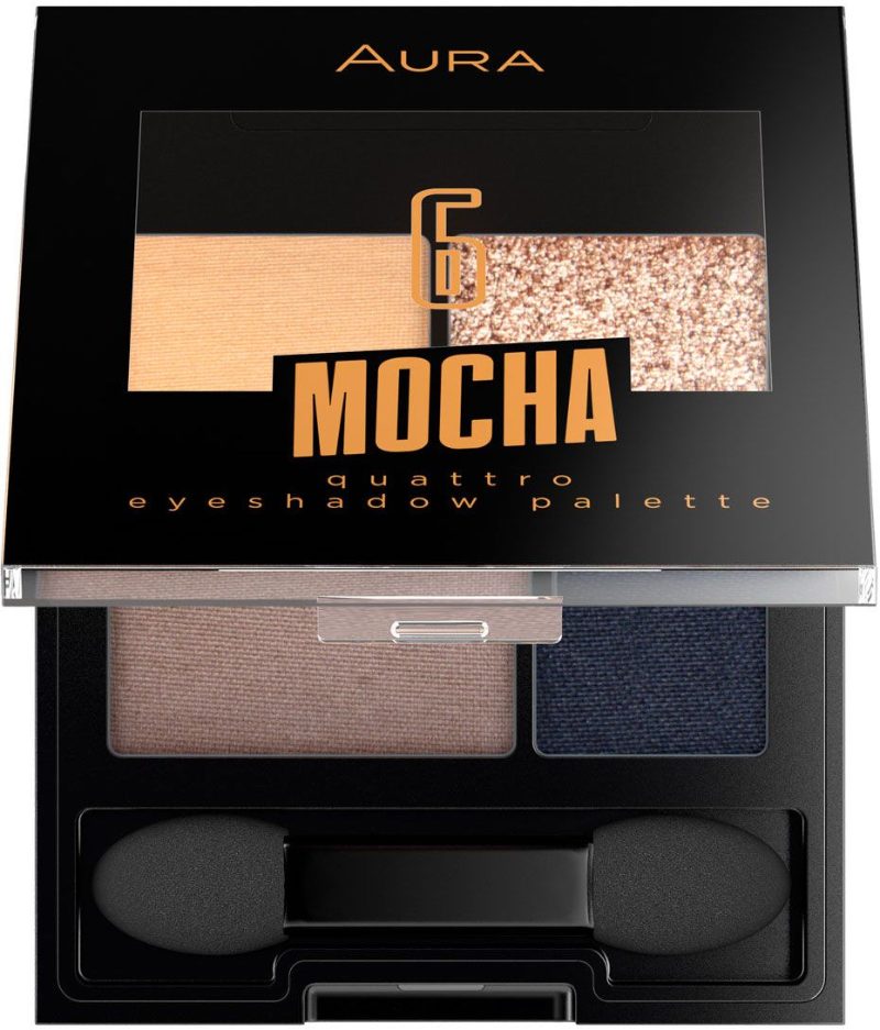 Аура Eyeshadow Palette 4/1 Mocha 3.5 г