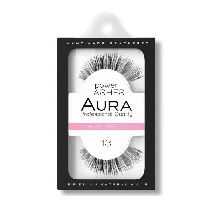 Аура Power Lashes False Eyelashes 13 Oh So Pretty 1pc