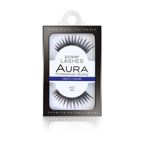 Аура Power Lashes False Eyelashes 12 Disco Mania 1pc