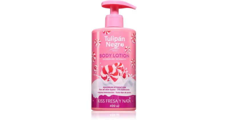 Tulipan Negro Body Lotion Fresa y Nata 400 мл