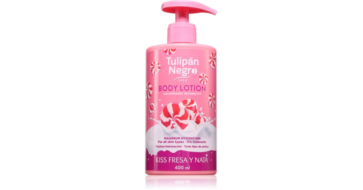 Tulipan Negro Body Lotion Fresa y Nata 400 мл