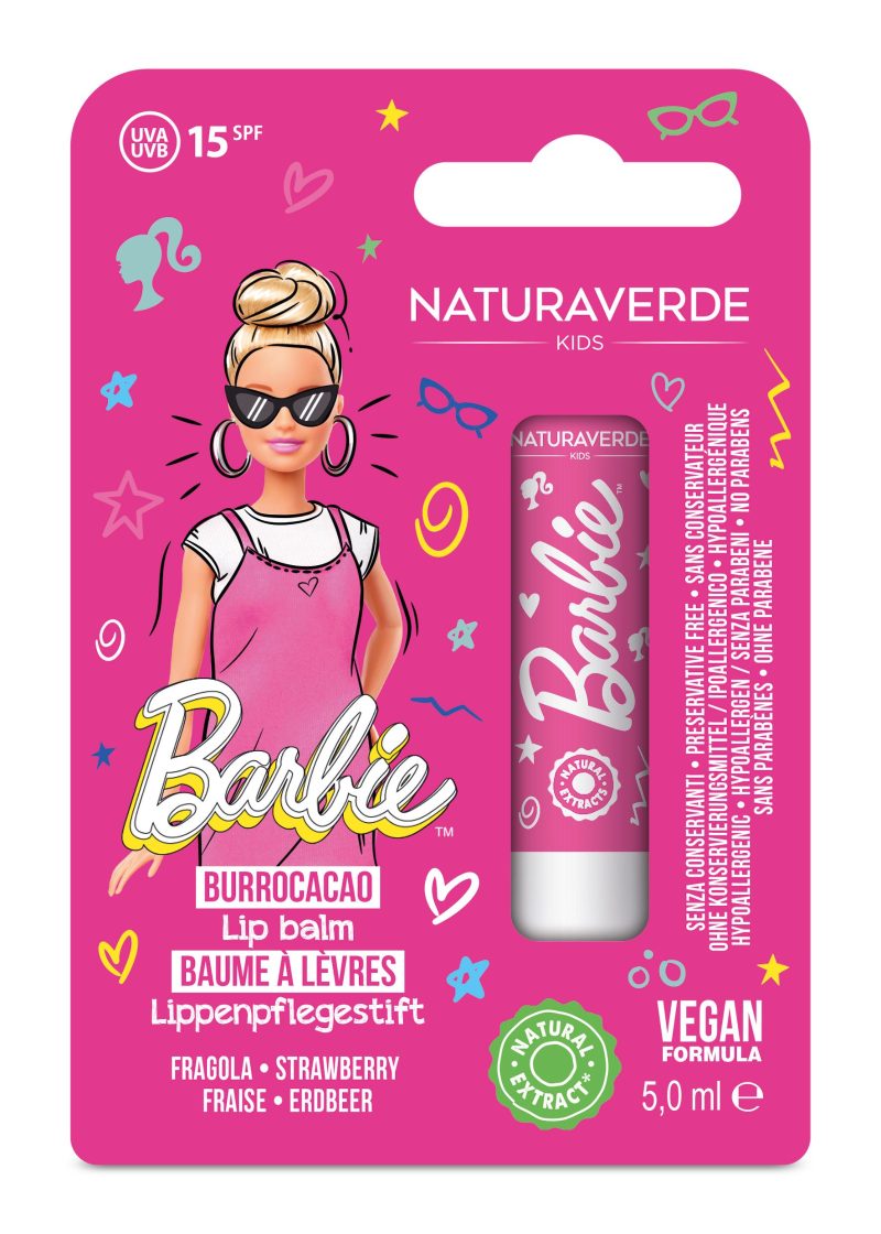 Натураверде Barbie Strawberry Lip Balm SPF15 5.7 мл
