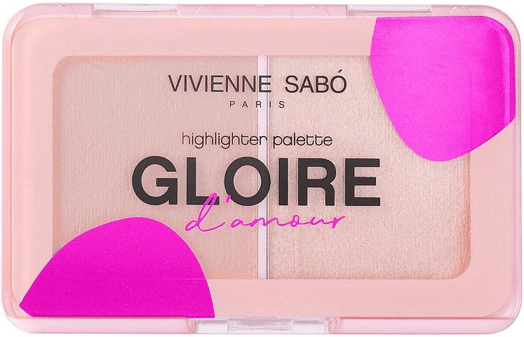 Vivienne Sabó Дуо хайлайтър Gloire d'Amour, 02 Champs-Elysees Peach, 6 g