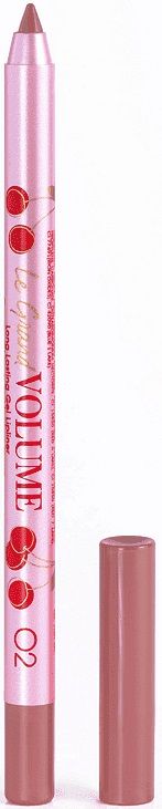 Vivienne Sabó Дълготраен гел-молив за устни Le Grand Volume, 02 Warm Nude, 1.35 g