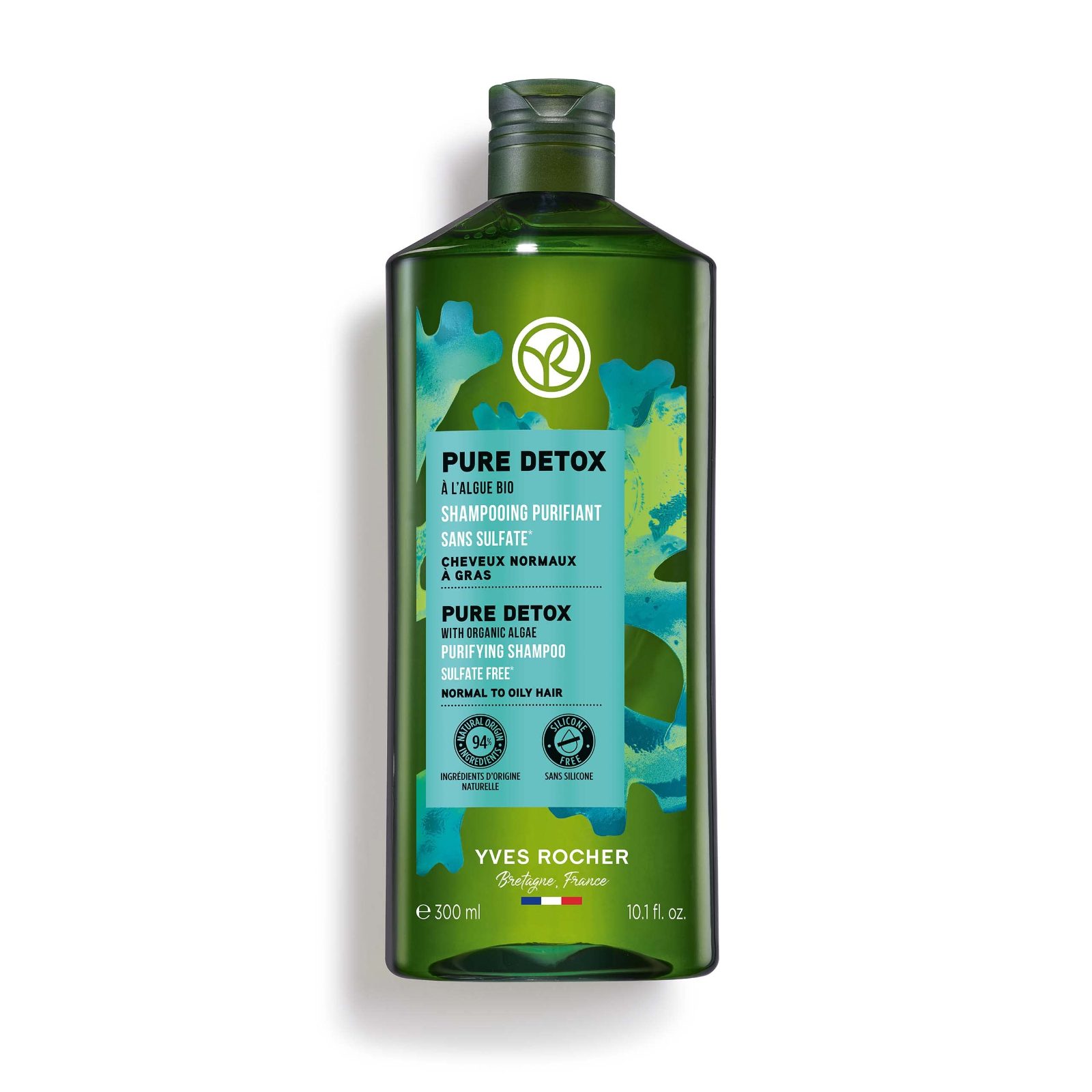 Yves Rocher Purity Detox шампоан for олиоy Hair 300 мл