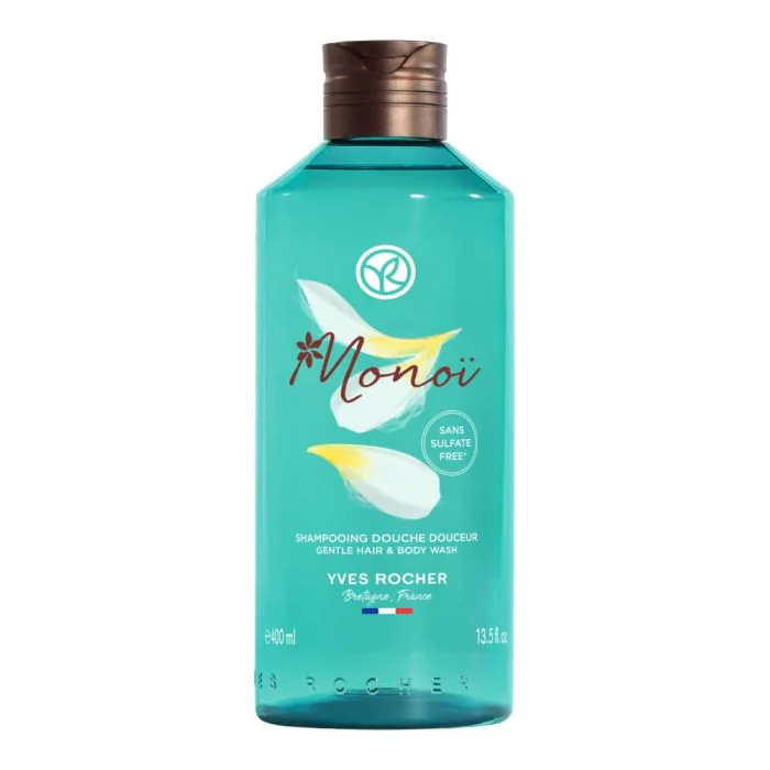 Yves Rocher Monoi 2-in-1 шампоан & Shower гел 400 мл