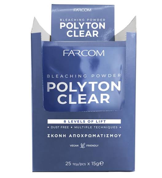 Фарком Polyton Clear Bleaching пудра Sachet 15 г