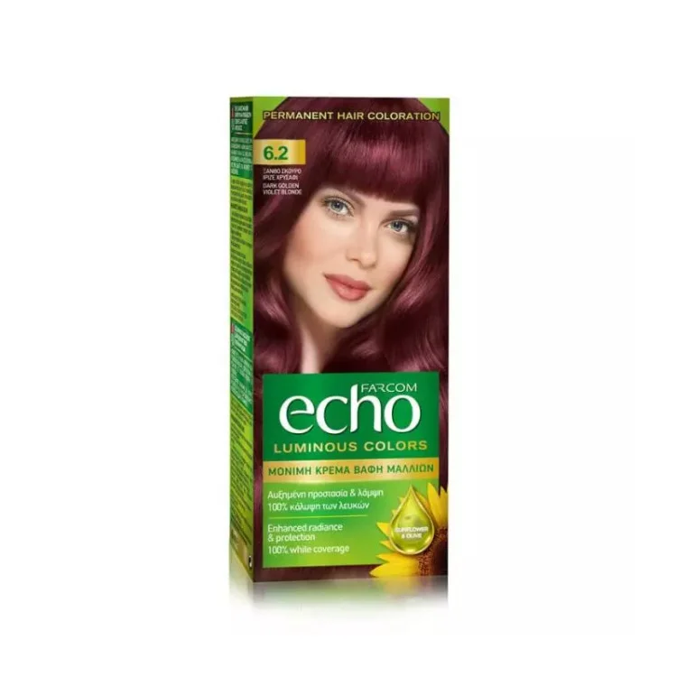Фарком Echo цвят Set 6.2 Dark Blonde Irise (Golden Mahogany) 60 мл