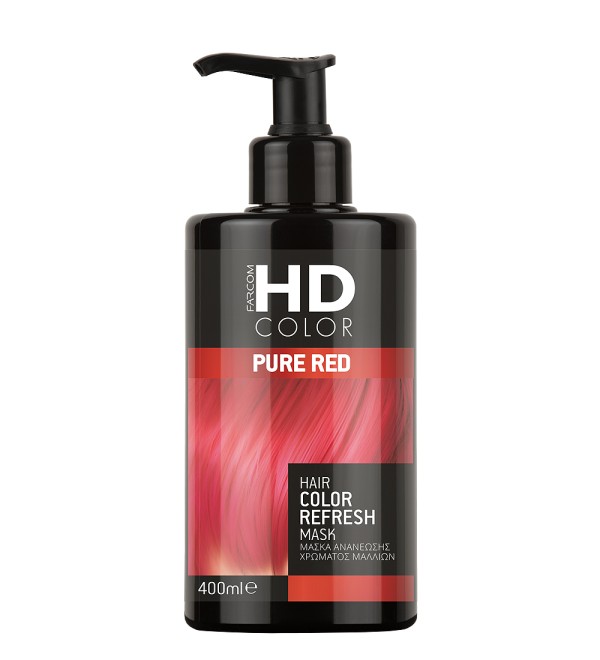 Фарком HD цвят Refresh маска Pure Red 400 мл