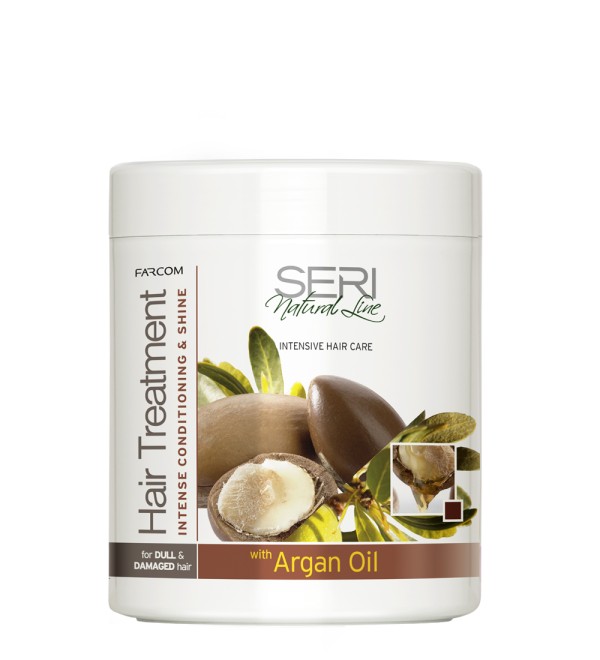 Фарком Seri Natural Line маска за коса арган олио 1000 мл
