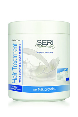 Фарком Seri Natural Line Intense маска за коса мляко Proteins 1000 мл