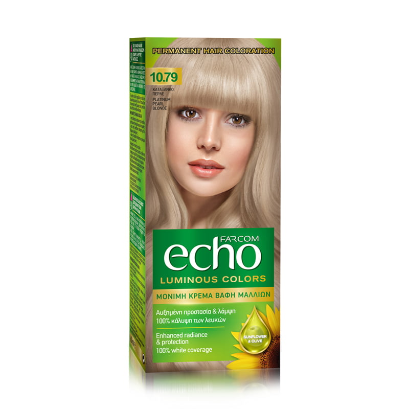 Farcom Echo боя за коса №10.79 Изсветлено рус перлен