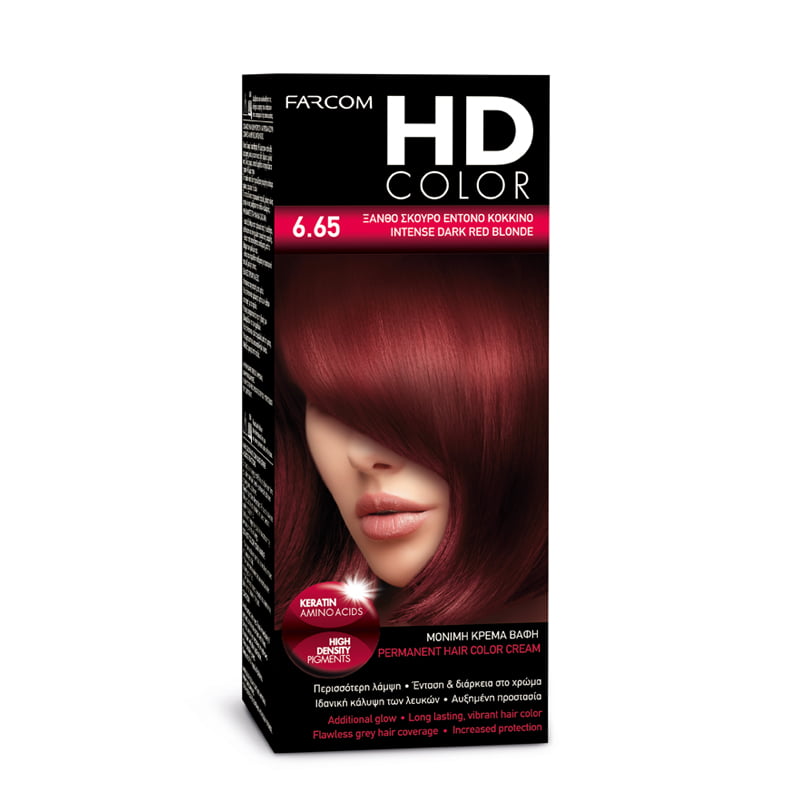 Farcom HD Color №6.65 Тъмно рус интензивно червен