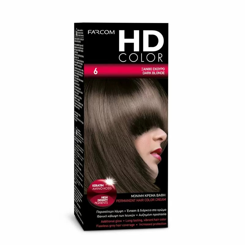 Farcom HD Color №6 Тъмно рус
