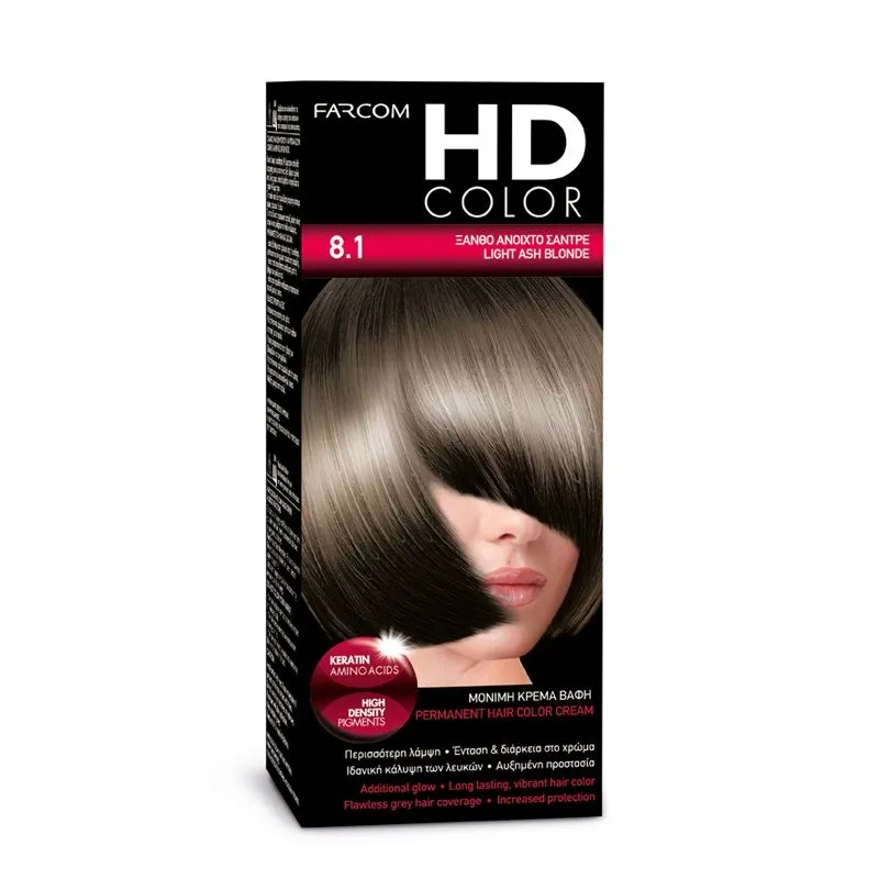 Farcom HD Color №8.1 Светло рус пепелен