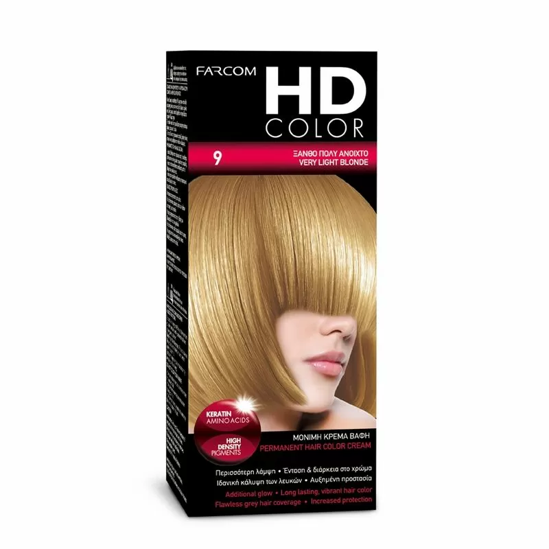 Farcom HD Color №9 Много светло рус
