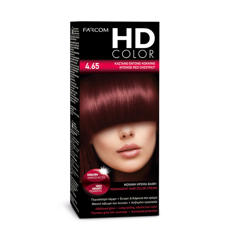 Farcom HD Color №4.65 Кестеняв интензивно червен