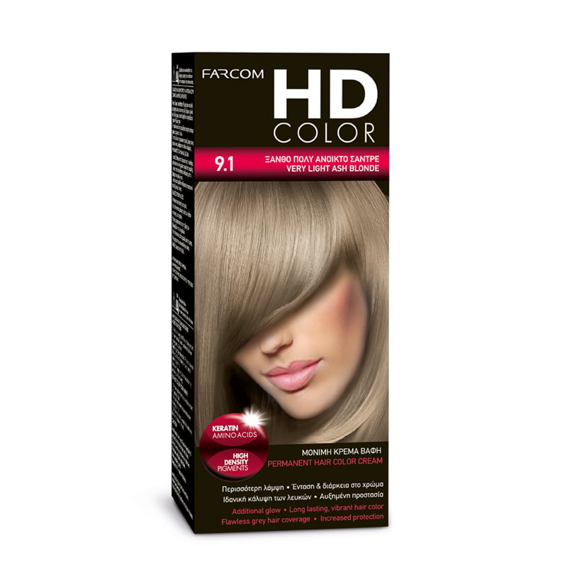 Farcom HD Color №9.1 Много светло рус пепелен
