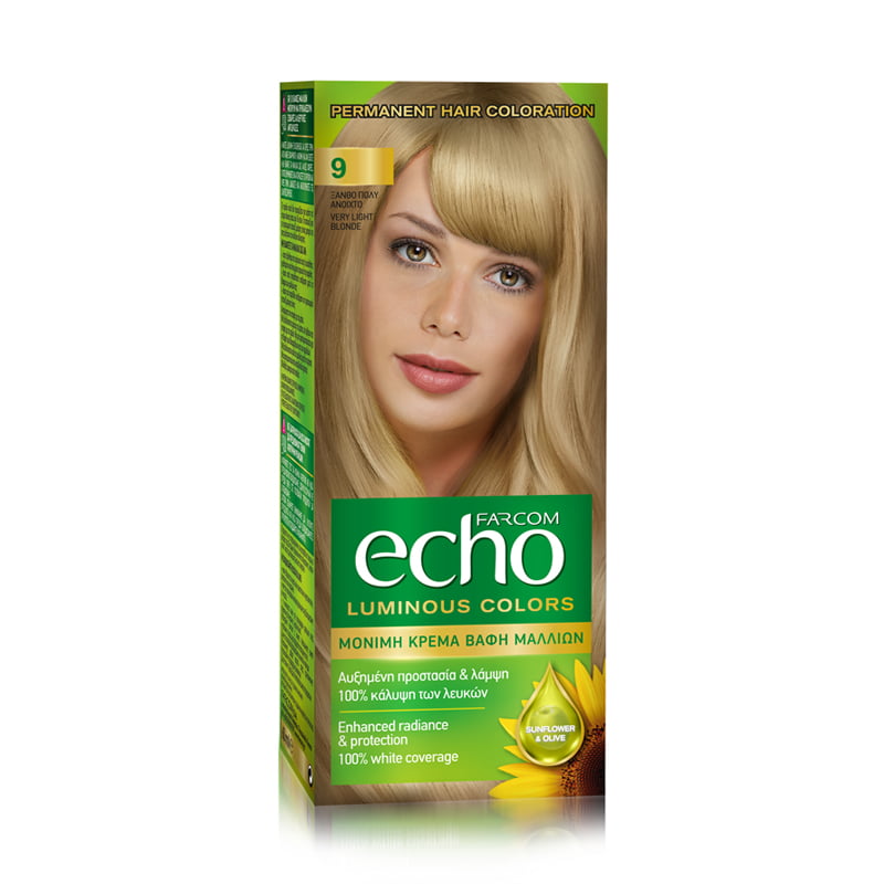 Farcom Echo боя за коса №9 Много светло рус