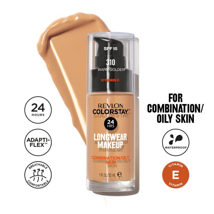 No 310 MAKE UP COLORSTAY NEW COM/OIL SKIN - WARM GOLDEN