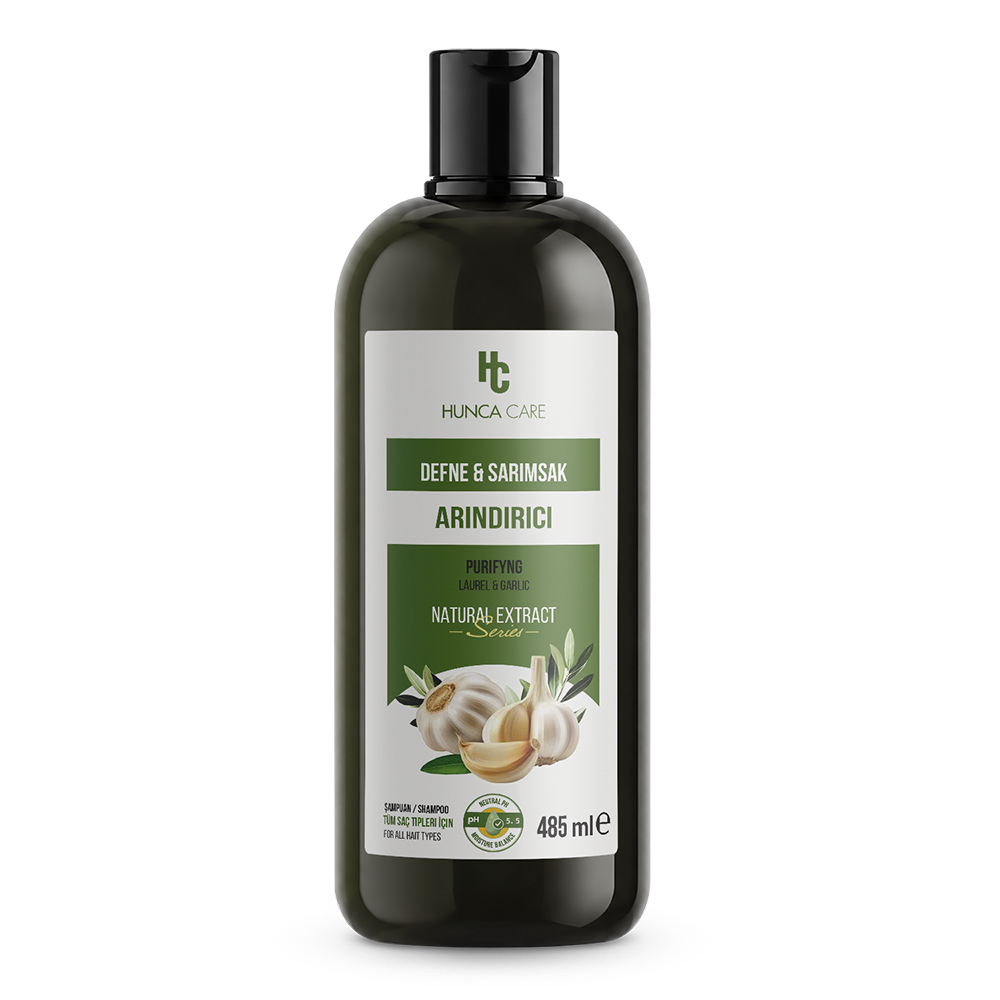 Hunca Care шампоан с дафинов лист и чесън