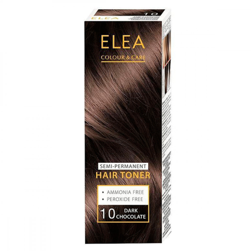 Elea Semi-Permanent Toner 10 Dark Chocolate, 100ml