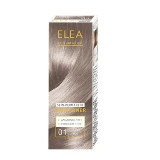 Elea Semi-Permanent Toner 01 Silver Grey Blond, 100ml