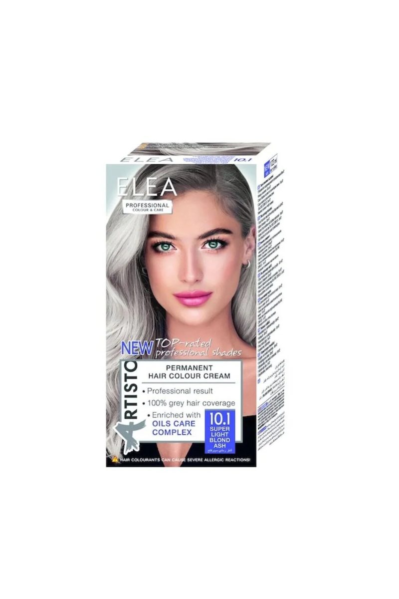 Elea Permanent Cream Hair Colour 10.1 Super Light Blond Ash, 123ml