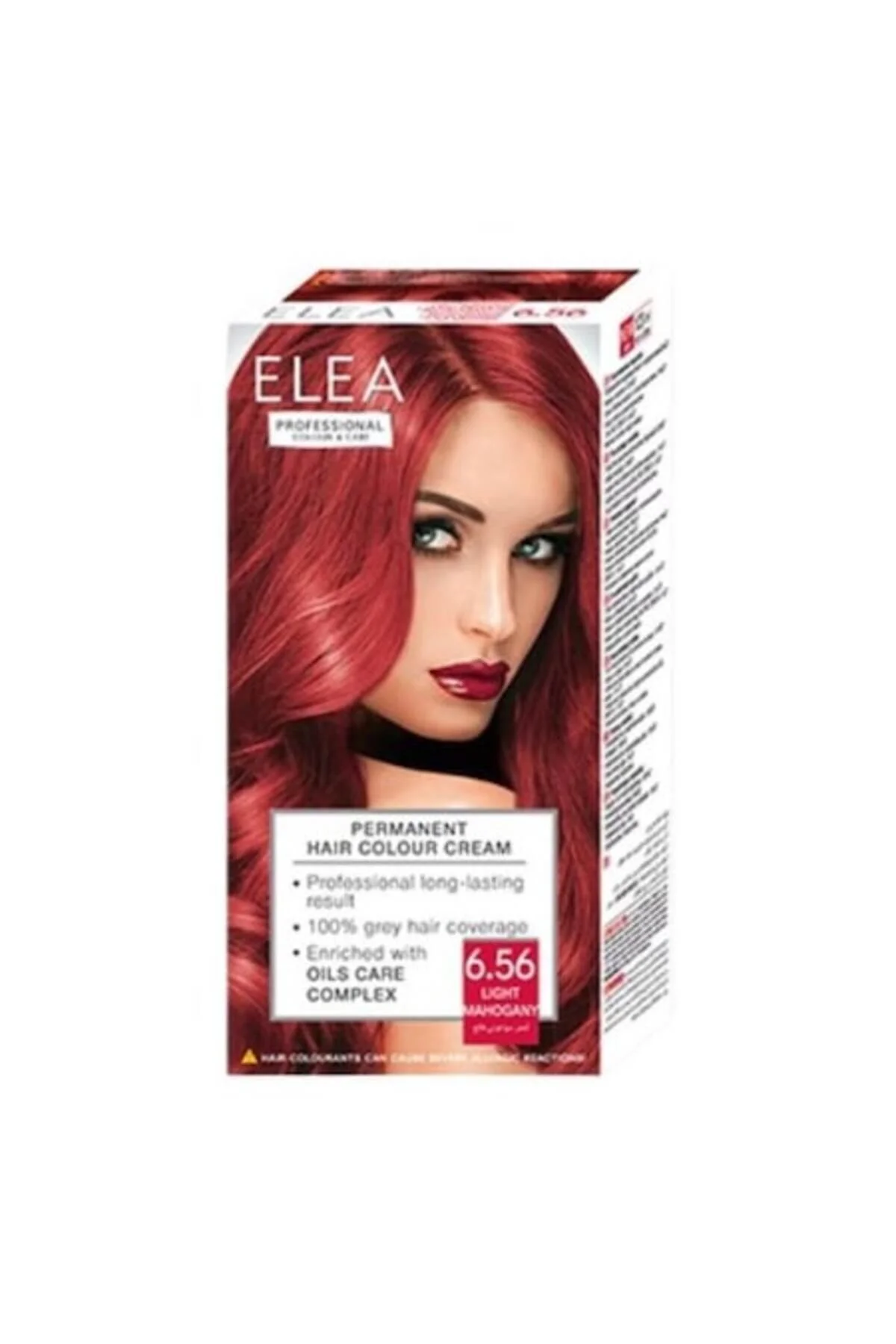Elea Permanent Cream Hair Colour 6.56, 123ml