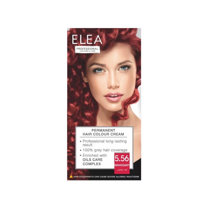 Elea Permanent Cream Hair Colour 5.56 Mahogany, 123ml