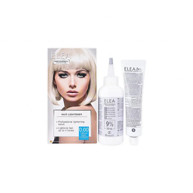 Elea Permanent Cream Hair Colour 000 Cream Hair-Lightener, 123ml