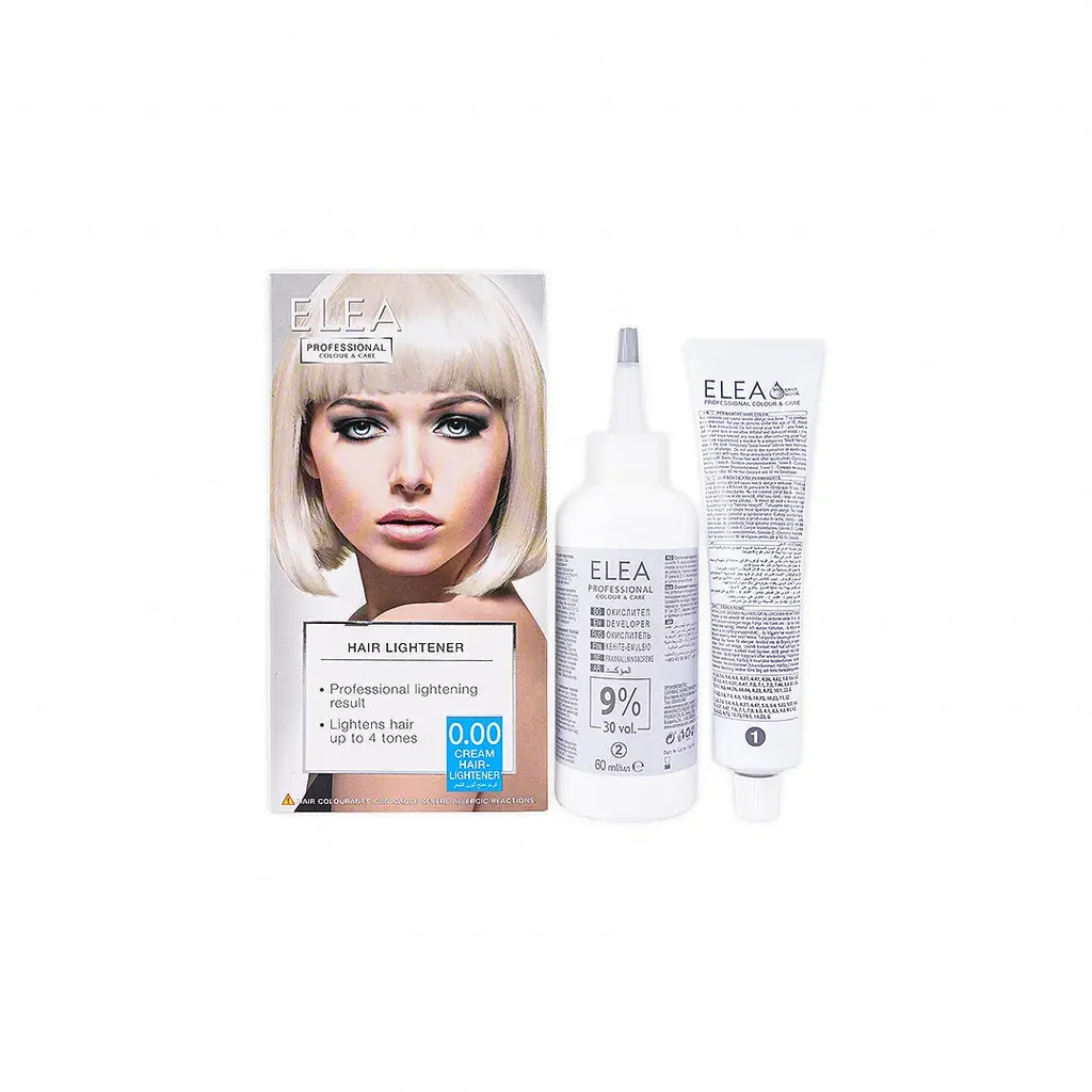 Elea Permanent Cream Hair Colour 000 Cream Hair-Lightener, 123ml