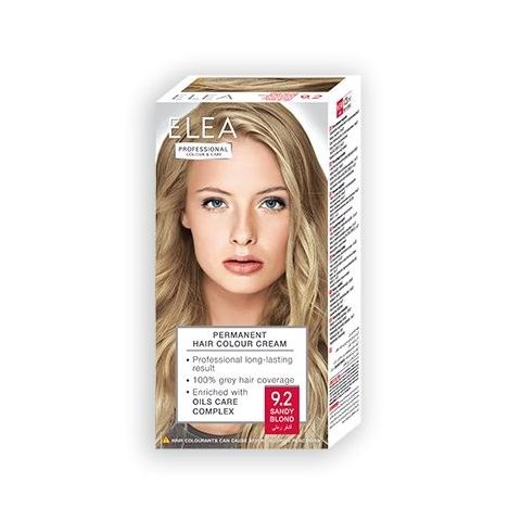 Elea Permanent Cream Hair Colour 9.2 Sandy Blond, 123ml
